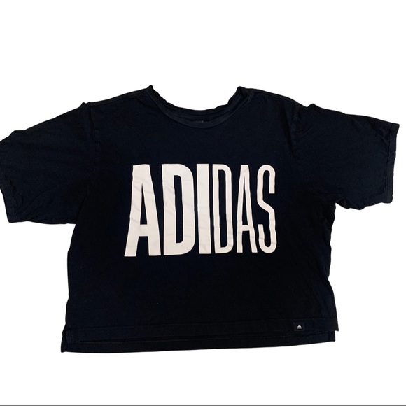 Adidas Womens Cropped Tee L - Picture 1 of 2